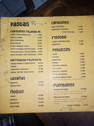 Menu Restaurant Pastas Trigo-1